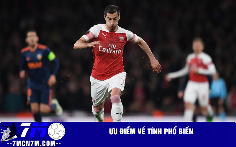 Ưu điểm về tính phổ biến